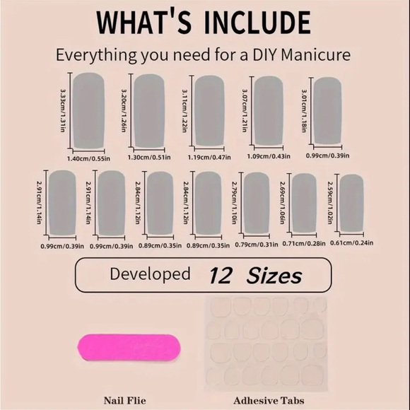 3D Press-On Nails with the Cutest Charms! (Nail Glue Included!) - Picture 4 of 8